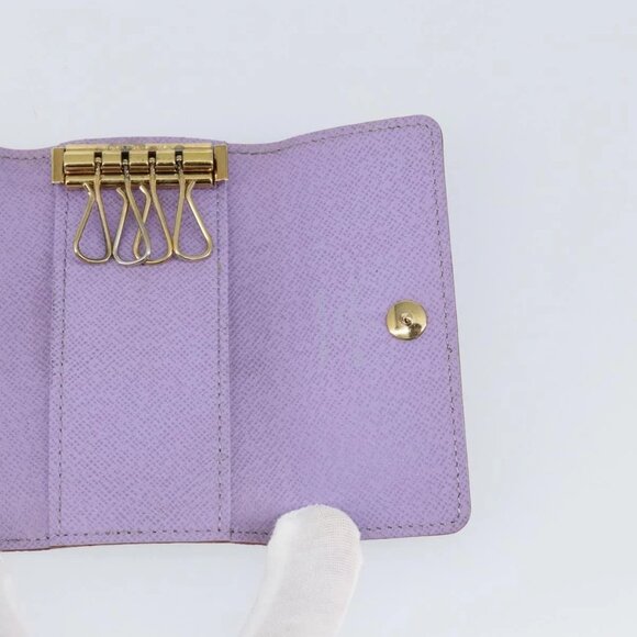 LOUIS VUITTON Monogram Multicolor Multicles 4 Key Case Black M93732 Auth 145870 - Picture 12 of 16